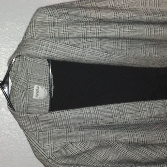 Arula Black and White Plaid Blazer C/3X - Picture 2 of 7